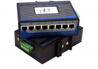 China Mini Industrial Ethernet Switch Flow Control 12v , Gigabit Ethernet Switch 8 Port factory