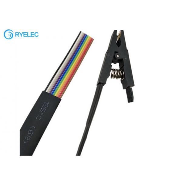 Quality Custom 2.54mm Pitch IDC (2x5) 10p To SOIC16 Connector Short Flat Rainbow Ribbon for sale