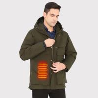 Quality Premium Autumn and Winter Smart Heating Cotton Ski Jackets 7.4V Battery Men's for sale