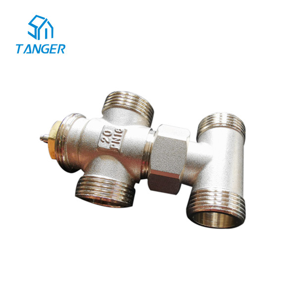 Quality 10mm 15mm To 20mm Radiator Valves For Towel Radiator Underfloor Heating Trv 4 Way for sale