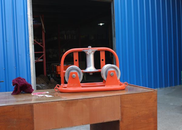 cable pulling tools 3 wheels corner cable roller cable trench