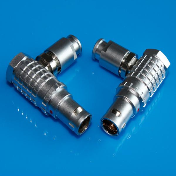 Quality FHG right angle connectors Lemo cable connector FHG 00B 0B 1B 2B 2pin -- 26pin elbow plug for sale