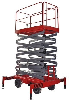 Quality 9000mm 1000kg Hydraulic Mobile Scissor Lift Platform for Warehouse for sale