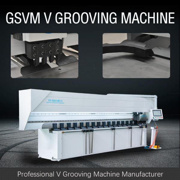 Quality High Speed Aluminium Sheet Grooving Machine V Metal Grooving Machine Elevator for sale