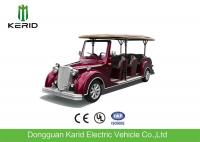 China 48V DC Motor Electric Classic Cars 8 Person Old Golf Carts For VIP Reception factory
