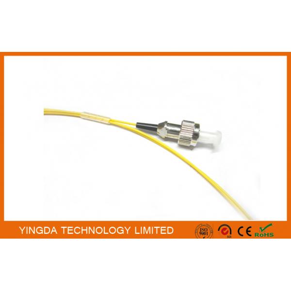Quality Fiber Optic Pigtail FC singlemode 0.9mm 1meter Yellow Color Cable PVC G652D for sale