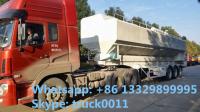 China 30ton CLW brand farm-oriented animal feed trailer for sale, 55m3 livestock and poultry feed transported semitrailer factory
