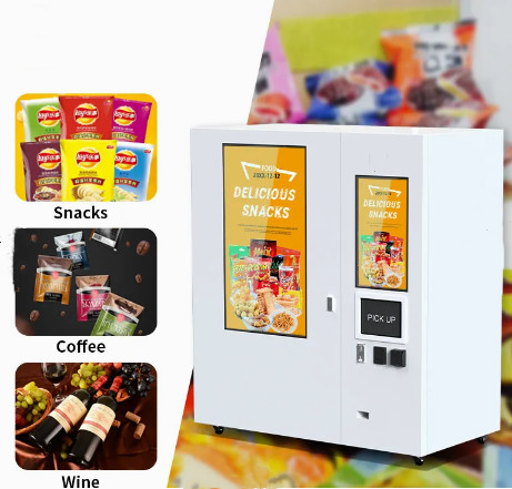 Quality Universal Orange Juice Vending Machine Automatic Freezing Food Smart Retail for sale