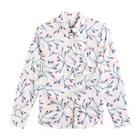 China 100% Cotton Stockpapa Womens Casual Print Shirts for sale