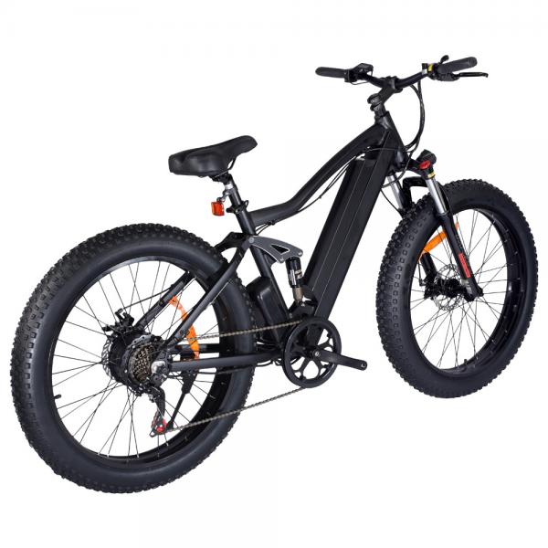 Quality 500W 48V 12AH Carbon Fiber Electric Mountain Bike Lithium Battery powered for sale