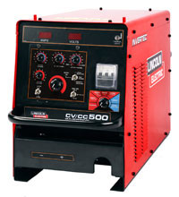 Quality High Efficiency Lincoln Welding Machine Controlled Invertec CV/CC 500 GMAW FCAW for sale