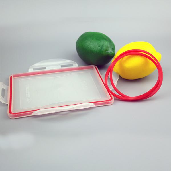 Quality Durable Flat Silicone Rubber Gasket Rings Tear Resistance For Glass Container for sale