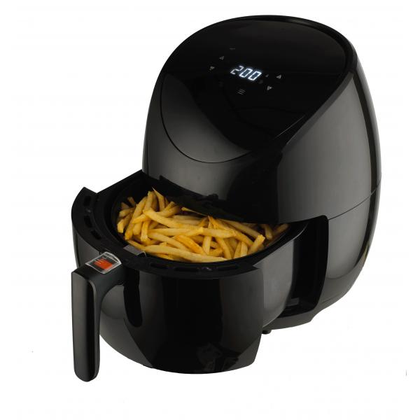 Quality Black Oil Free Air Fryer , Auto 3.5 L Air Fryer With 0 To 60 Mins Timer for sale