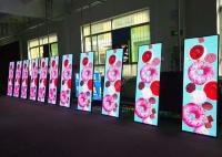 China Portable P2.5 Slim Indoor PLED Poster Display Screen For The Reception / Stores factory