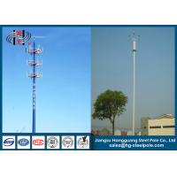 China Telescopic Microwave Antenna Mobile Cell Phone Tower with Powder Coating factory