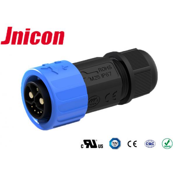Quality 2 Power 1 Grounding IP67 Electrical Connectors 5 Data Combined For Lithium - Ion for sale