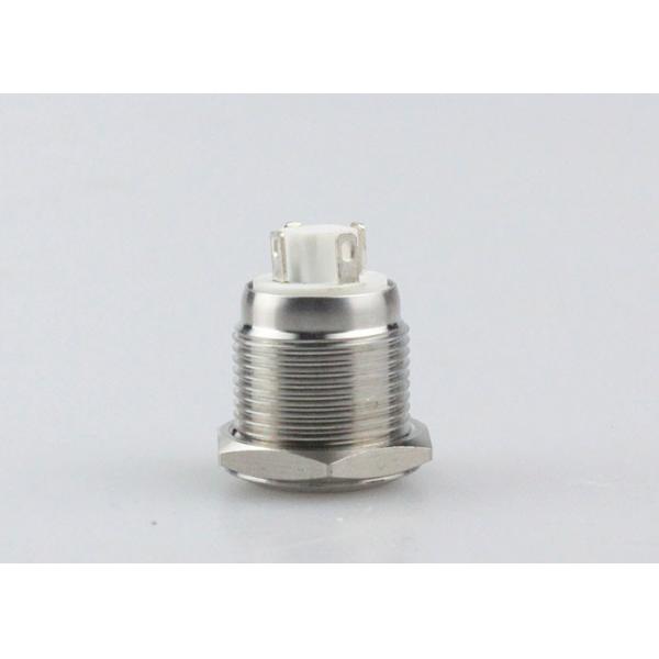 Quality 12V 24V LED Panel Mount Push Button Switch , 1NO 16mm Momentary Push Button for sale