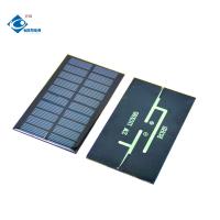 China 0.9W Easy Carrying Portable Solar Panels ZW-11065-5V Epoxy Resin Solar Panel 5V Solar Panels Charger factory
