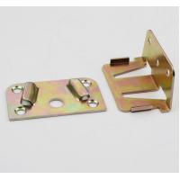 China Powder Coating Metal Bed Frame Parts Bed Hook Plate Bracket Fittings Bed Rail Brackets factory