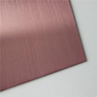China Building Materials 304 316 Stainless Steel Hairline Finish Sheet For Market Steel Trading Center factory