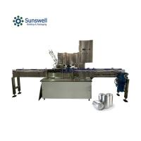 China 150mm Carbonated Capping Beverage Can Machine 50pcs / Min Soda Water Can Filling factory