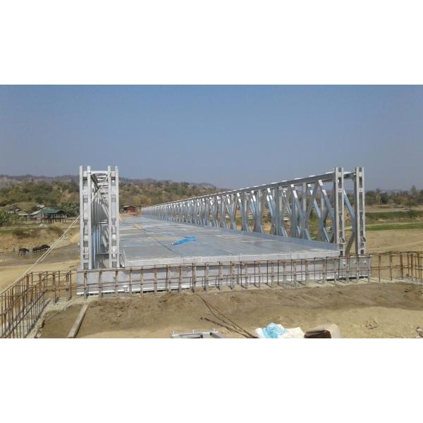 Quality High Performance Temporary Modular Bridge Construction Painting / HDG Surface for sale