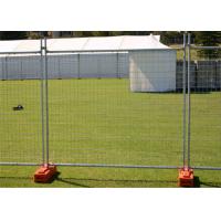 Quality Hot Dipped Self - Supporting Galvanized Temporary Fence 1.8m Height Long Life for sale