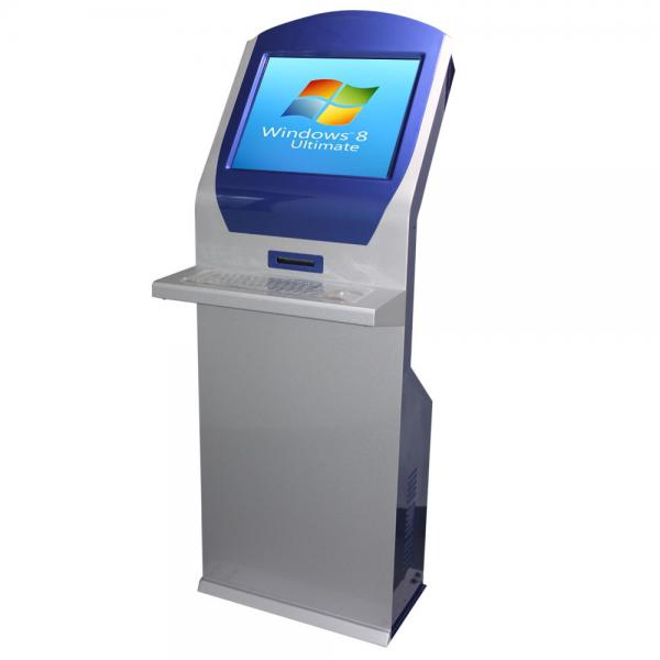 Quality Floor Stand Interactive Touch Screen Kiosk 19 Inch For Bank / Hotel / Lobby for sale