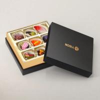 China Custom Macaron Chocolate Packaging Folding Box With Plastic Tray Small Chocolate Gift Box factory