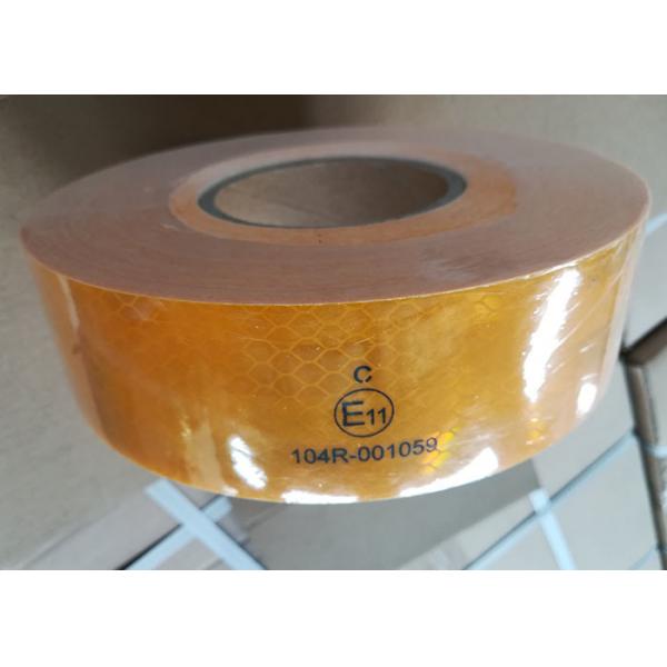 Quality High Intensity Colored Safety Reflective Tape For Trailers Polyester Strong for sale