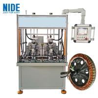 China Automatic E Bike Hub Motor Winding Machine With 2 Station Flyer Coil Wider factory