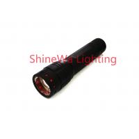 China 300 Lumen Brightest Zoomable Flashlight / Adjustable Focus Cree Led Flashlight factory
