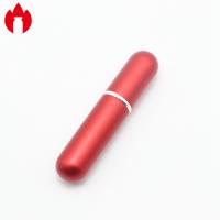 China 5ml Red Perfume Sample Glass Bottle Vial With Pump Spray factory