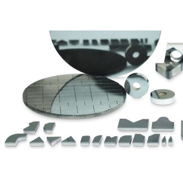 Quality Round PCD Cutting Tool Blanks Pcd Segment 0.8mm 1.0mm 1.2mm for sale