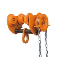 China 10 ton Chain Fall Trolley Hand Plain Trolley With Chain for Hoist travelling factory