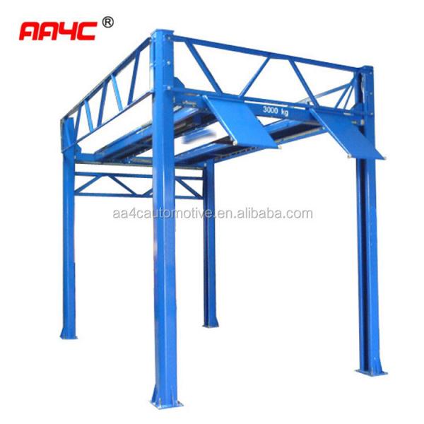 Quality AA4C Heavy Duty High Rise 4 Post Car Vehicle Lift Car Elevator Car Parking Lift for sale
