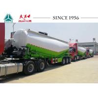 China 3 Axles Bulk Cement Tanker Trailer 60000 Kgs Max Payload With Polyurethane Painting factory