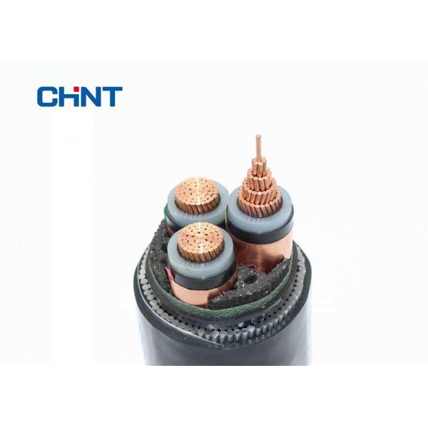 Quality LSZH Sheath 8.7 / 15kV Power Cable Copper Conductor Double Steel Wire Armored for sale