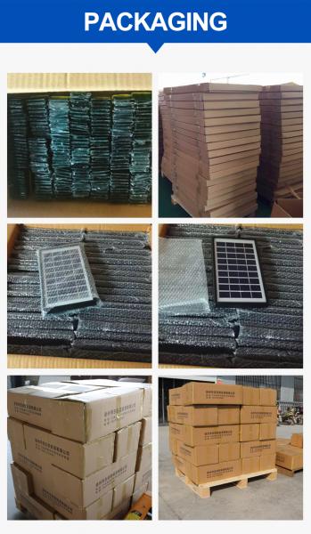 3W 6V POLY SILICON solar panel battery charger ZW-3W-6V-3 Glass Laminated transparent solar panels