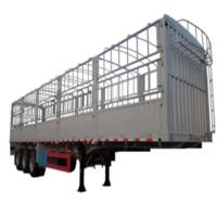 China Side Wall 3Axle 40T Load  Fence Cargo Semi Trailer  Enclosed Pickup Truck Trailer For Live Stock Cattle Transport factory