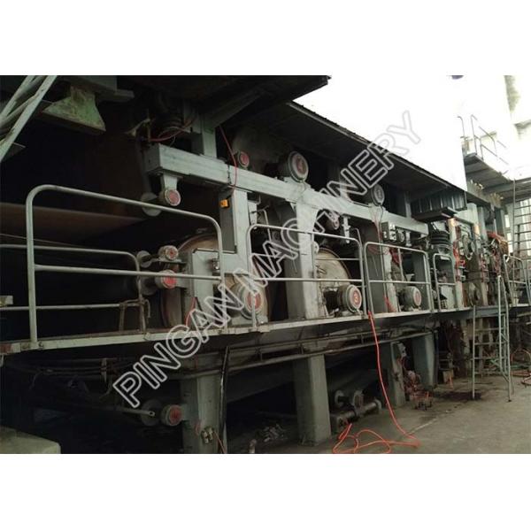 Quality Single Floor Layout Kraft Packing Paper Making Machine Digital Control OCC Pulp Type for sale
