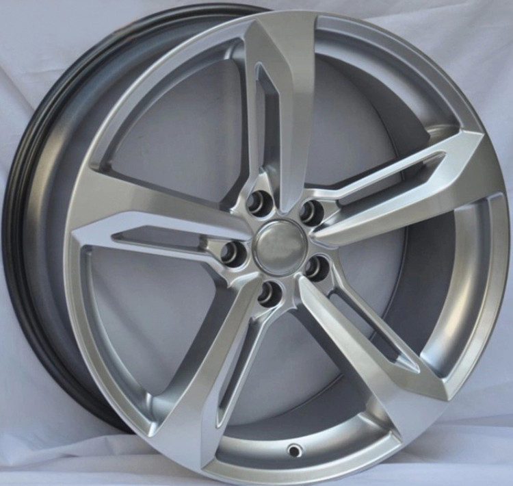 China Silver Machined Customized 22 Rims For Audi RS7 / 22 Rims Forged Alloy Rims 5x112 factory