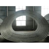 China Horseshoe shape corrugated steel pipe factory