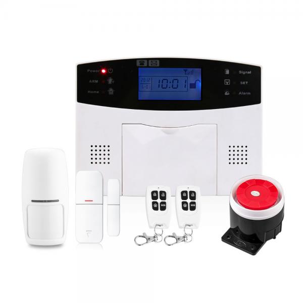 Quality Wireless & Wired GSM/SMS Home Security Burglar Alarm System Door/Window Detector and PIR Detector for sale