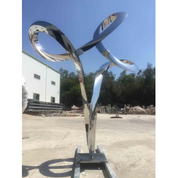Quality Garden Outdoor Metal Sculpture Metal Abstract Style For Square Decoration for sale