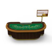 Quality Solid Wood Baccarat Poker Table Handcrafted Professional Exquisite Design for sale