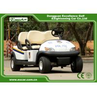 China EXCAR Open Roof Police Electric Patrol Car With Trojan Battery for sale