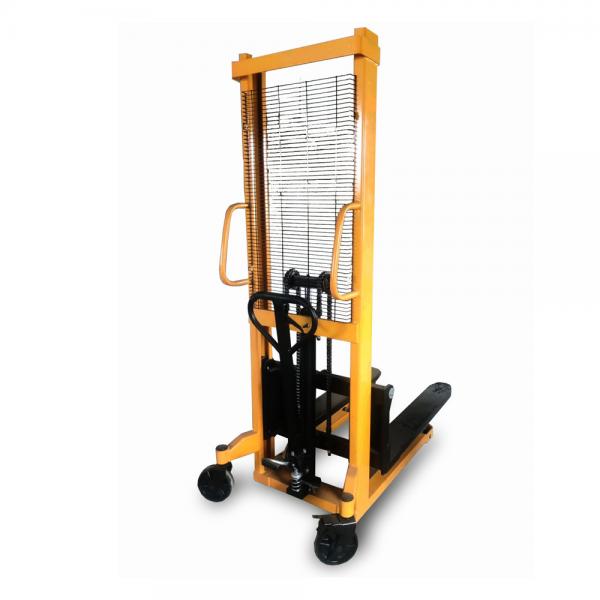 Quality 1000KG KAD Hand Operated Manual Hydraulic Stacker Forklift for sale
