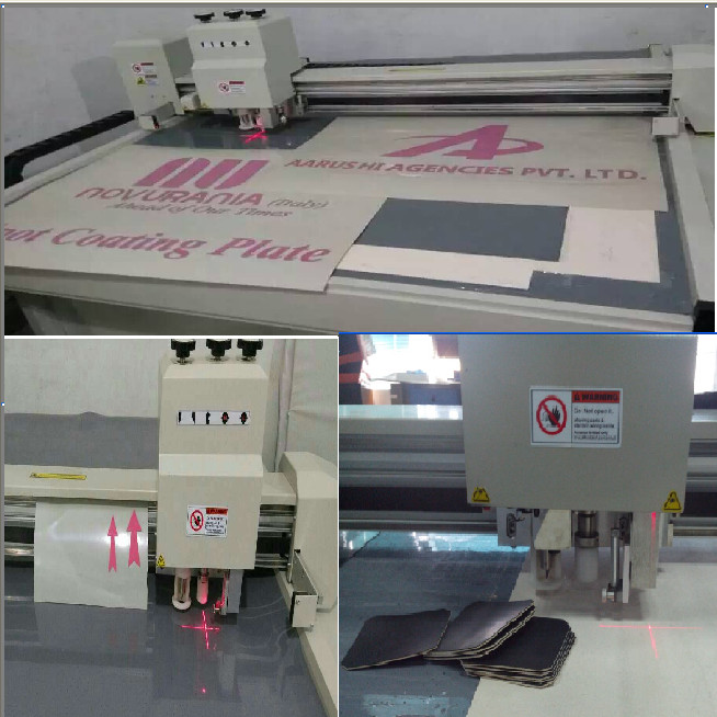 China Blanket CNC Cutting Machine Flatbed Blade Cut For Printing Plate Making factory