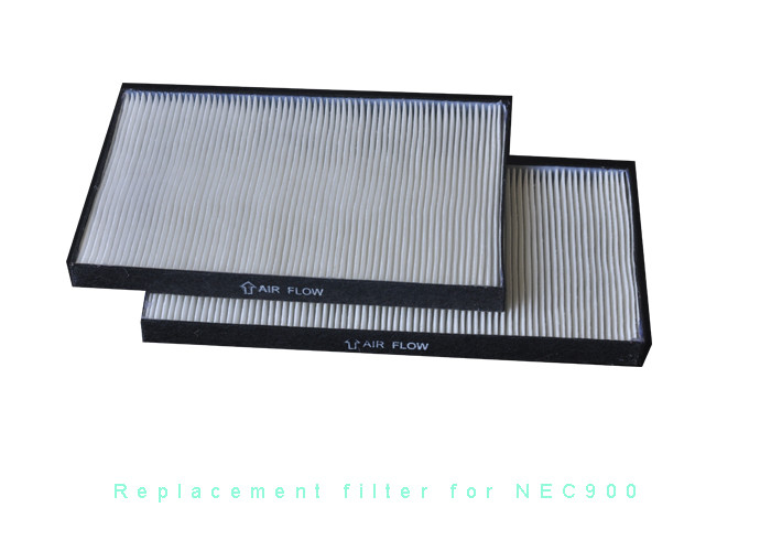 China NEC 900 Replacement Air Filter , Non Woven Air Filter Flat Pleat Blocks factory